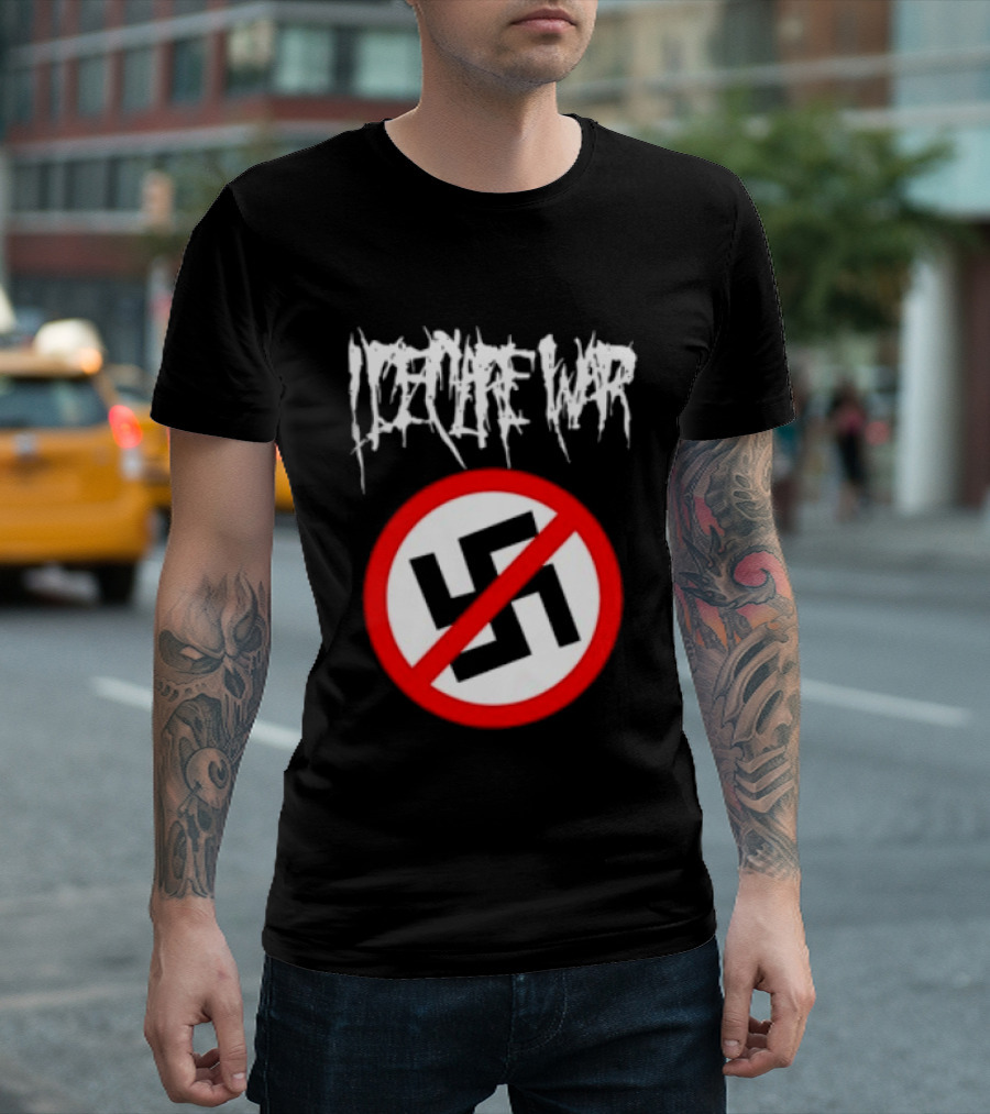 I Declare War Anti Nazi Symbol Graphic Merchnow Collection T-Shirt