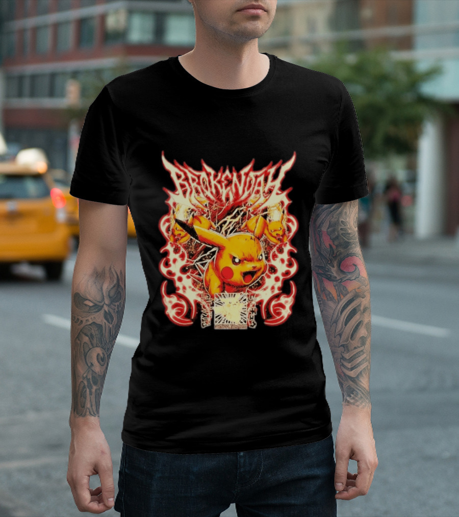 Brokendah High Voltage Pikachu Pokémon Electric Burst T-Shirt