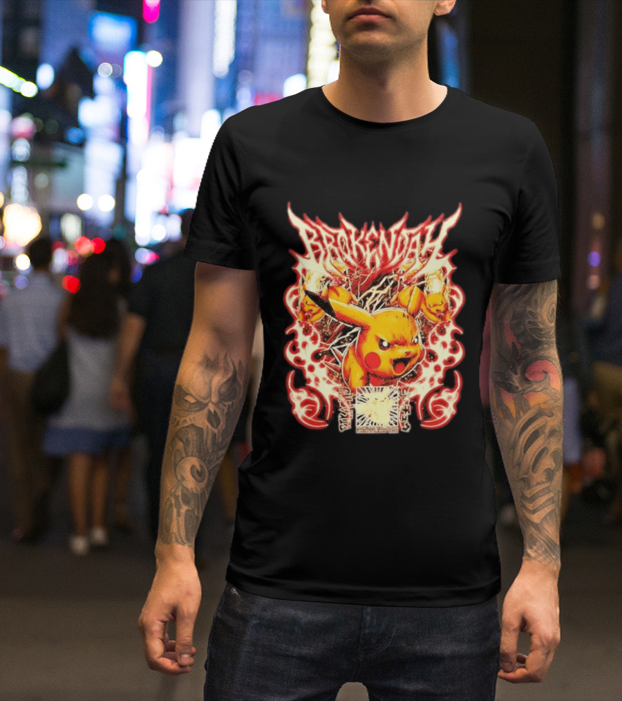 Brokendah High Voltage Pikachu Pokémon Electric Burst T-Shirt