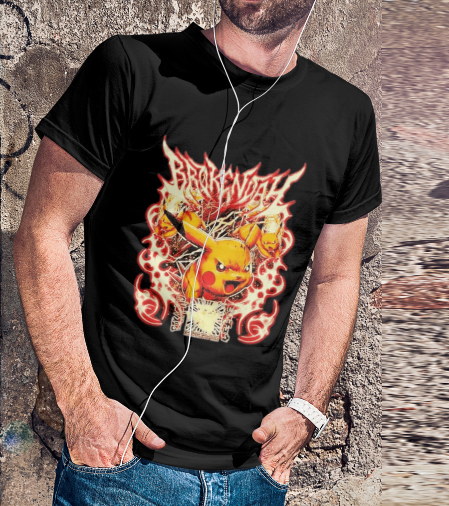 Brokendah High Voltage Pikachu Pokémon Electric Burst T-Shirt
