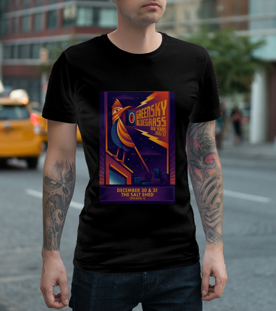 GreenSky Bluegrass New Years 2026/27 December 30 & 31 The Salt Shed Chicago IL T-Shirt