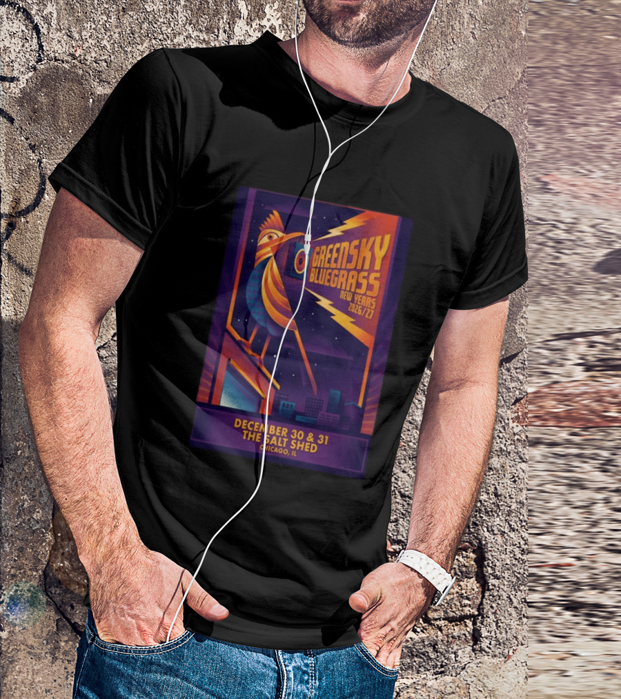 GreenSky Bluegrass New Years 2026/27 December 30 & 31 The Salt Shed Chicago IL T-Shirt
