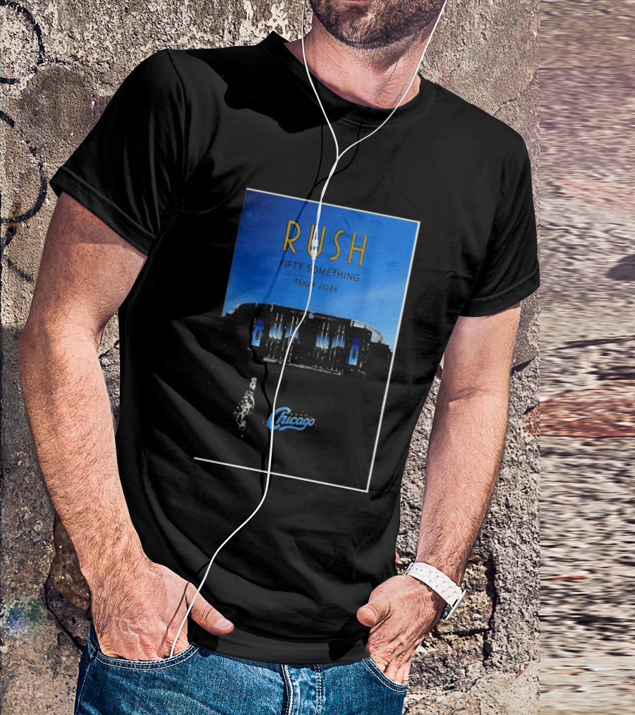 RUSH Fifty Something Tour 2026 Chicago Stadium T-Shirt