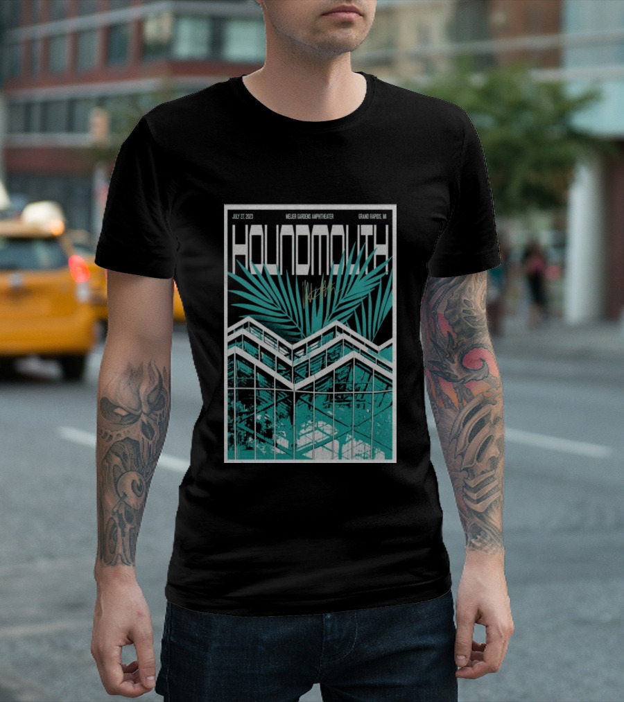 Houndmouth Meijer Gardens Amphitheater Grand Rapids July 27 2023 T-Shirt