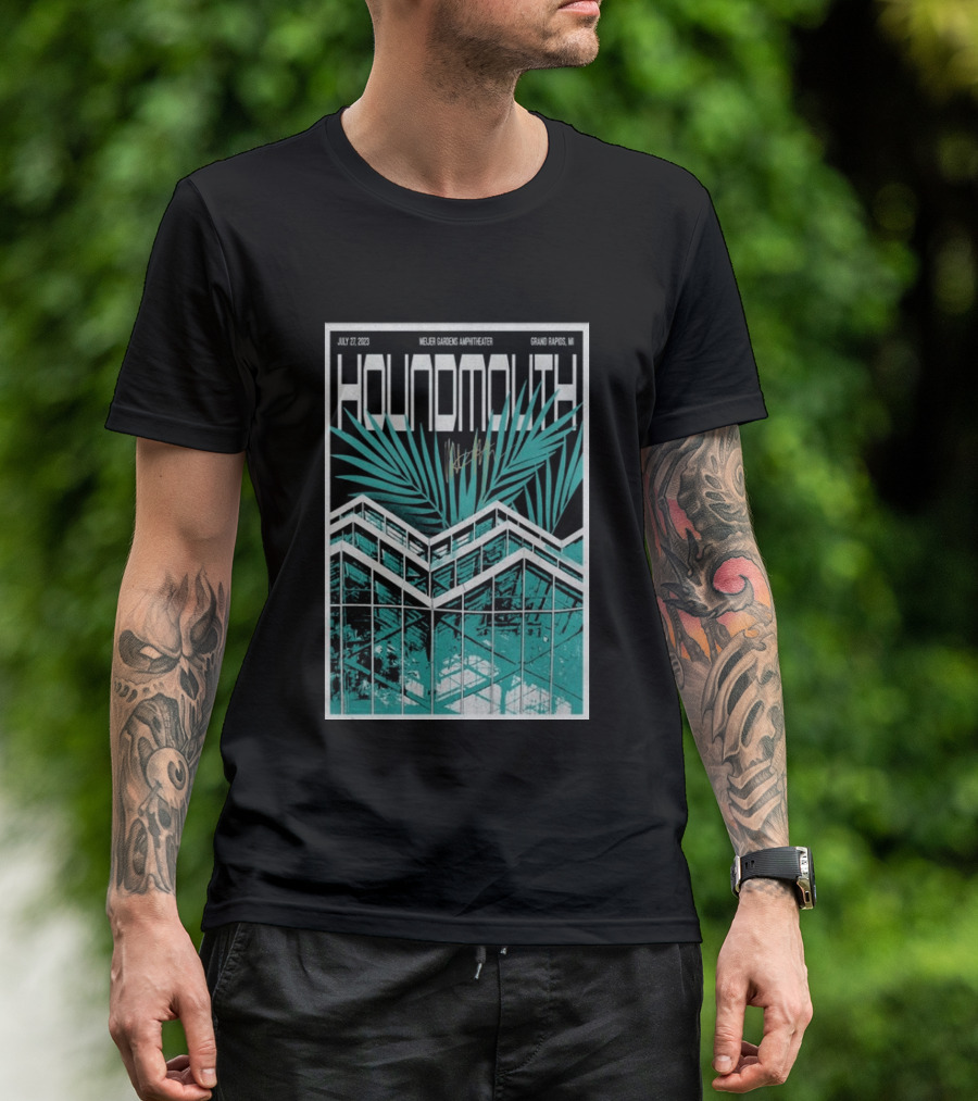Houndmouth Meijer Gardens Amphitheater Grand Rapids July 27 2023 T-Shirt