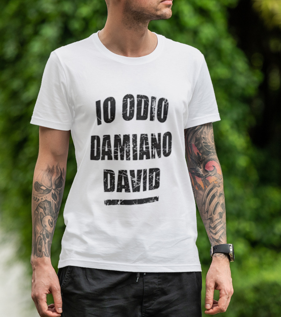 Trendy Io Odio Damiano David Emozione Ribelle Moda कूल T-Shirt