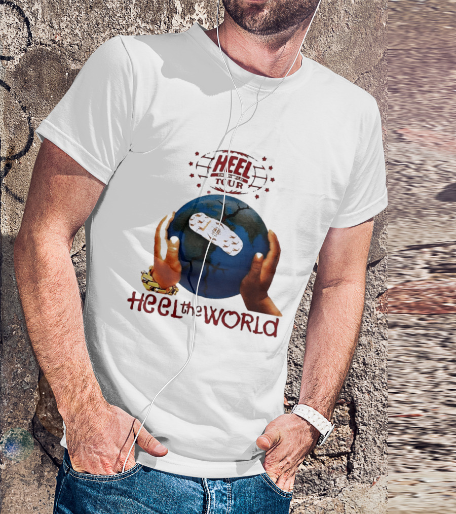 Westside Gunn Heel The World Tour Griselda Bandaged Earth And Hands T-Shirt