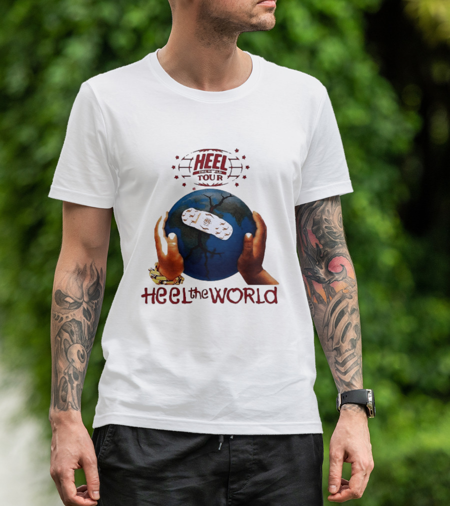 Westside Gunn Heel The World Tour Griselda Bandaged Earth And Hands T-Shirt