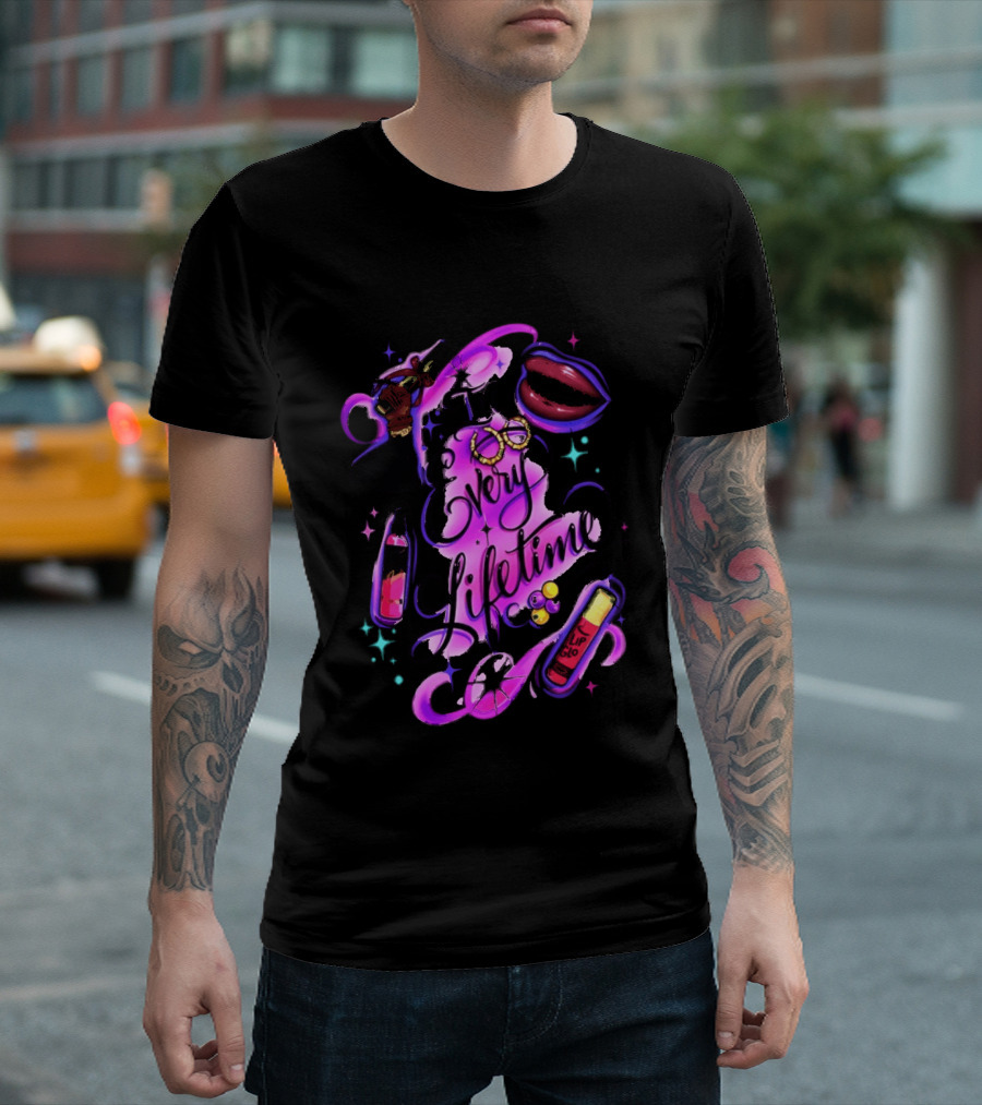 In Every Lifetime Hustle Lip Glo Airbrush T-Shirt