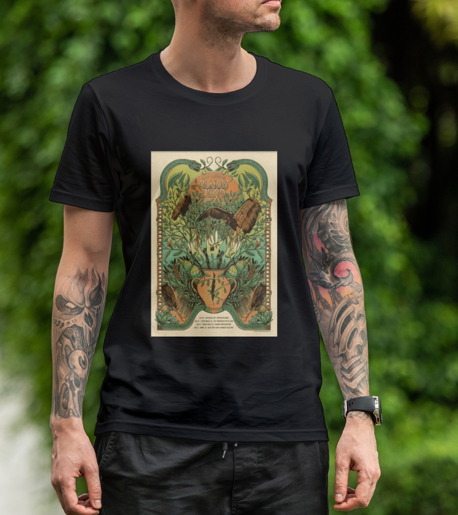 Joe Russo's Almost Dead 2026 Summer Tour Las Vegas Asheville Santa Cruz Denver T-Shirt