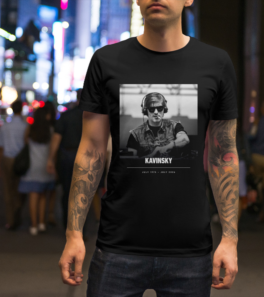 Kavinsky July 1975 July 2026 Retro DJ T-Shirt