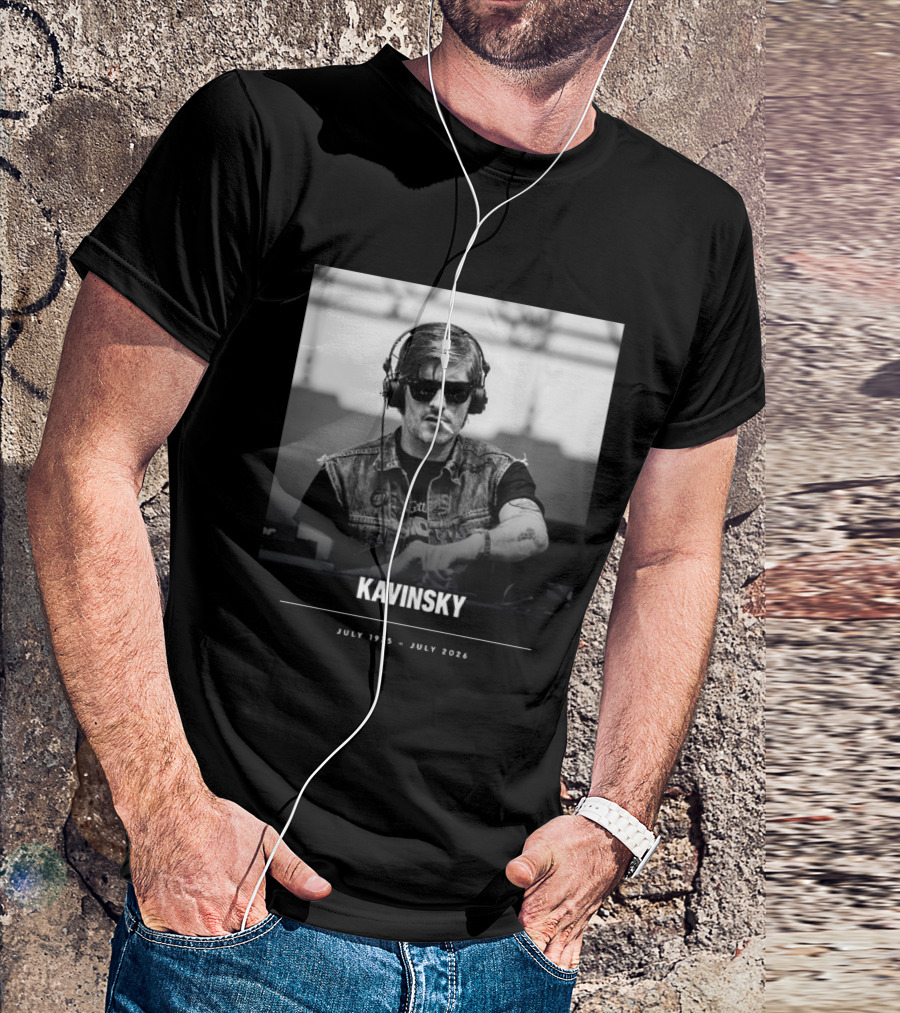 Kavinsky July 1975 July 2026 Retro DJ T-Shirt