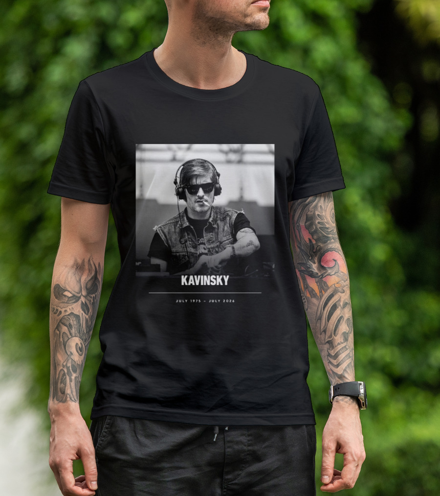 Kavinsky July 1975 July 2026 Retro DJ T-Shirt