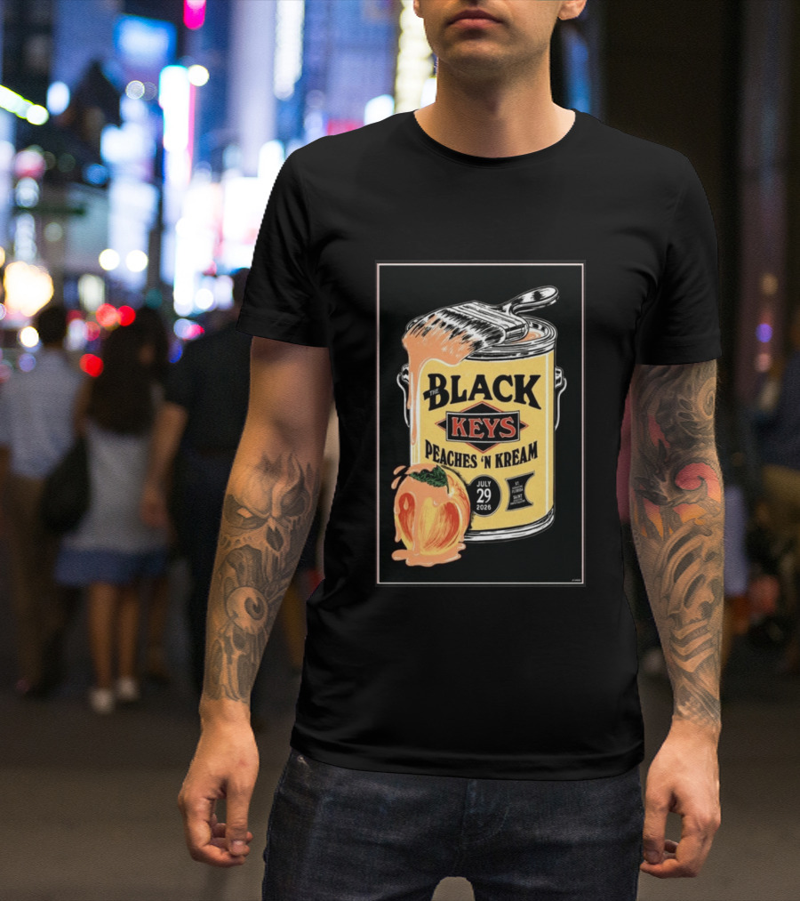 The Black Keys Peaches 'N Kream July 29 2026 St. Augustine Florida T-Shirt