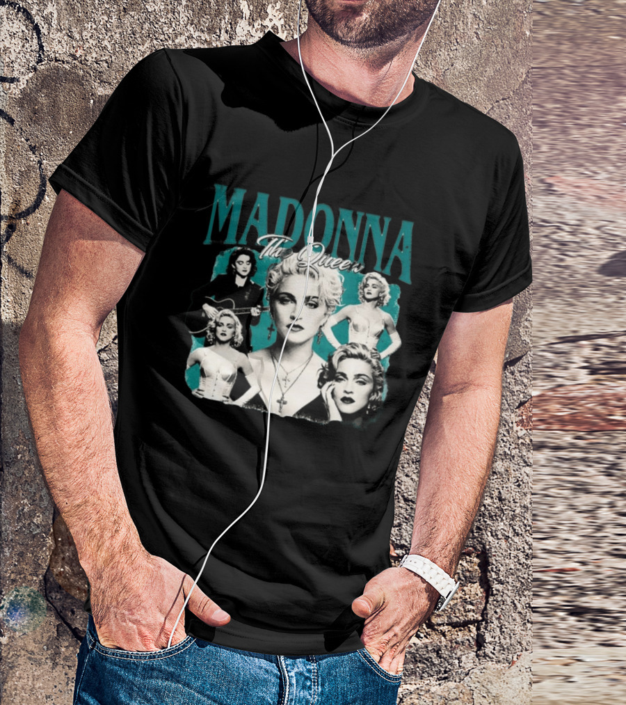 Madonna The Queen Iconic 90s Music Legend T-Shirt