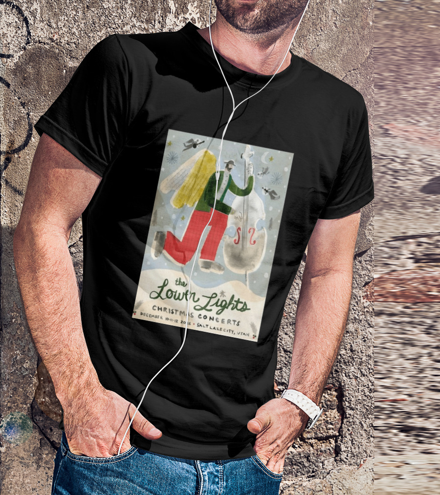 The Lower Lights Christmas Concerts December 10 11 12 2026 Salt Lake City Utah Angel T-Shirt