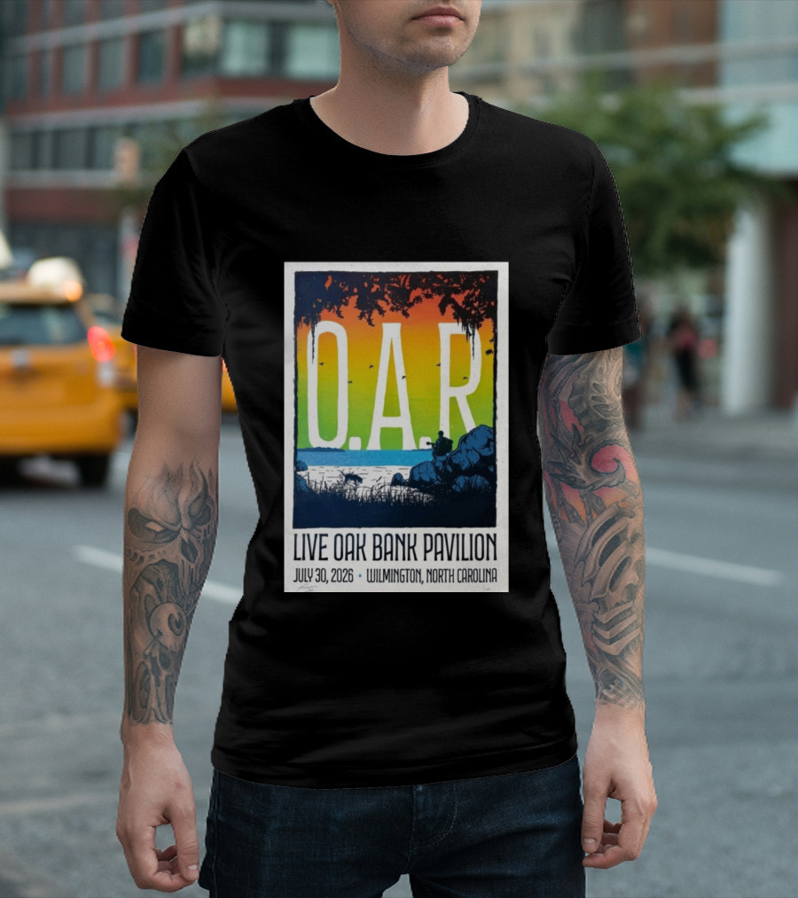 O.A.R. Live Oak Bank Pavilion July 30 2026 Wilmington North Carolina T-Shirt