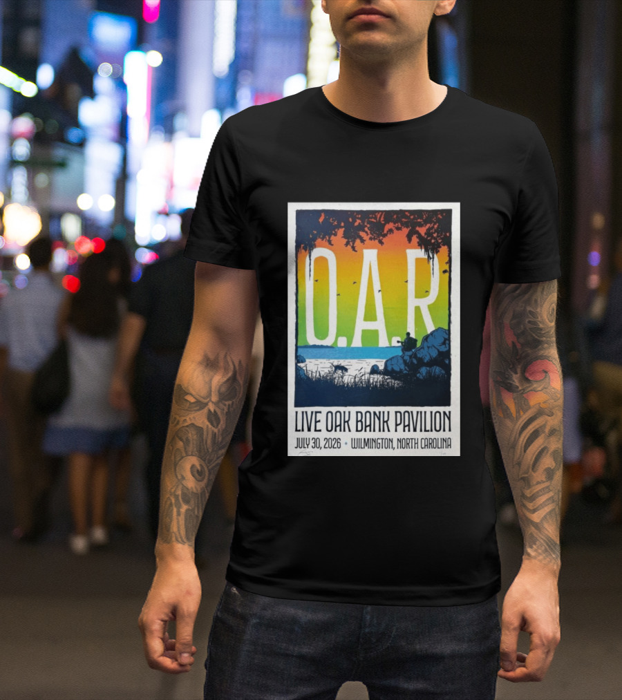 O.A.R. Live Oak Bank Pavilion July 30 2026 Wilmington North Carolina T-Shirt