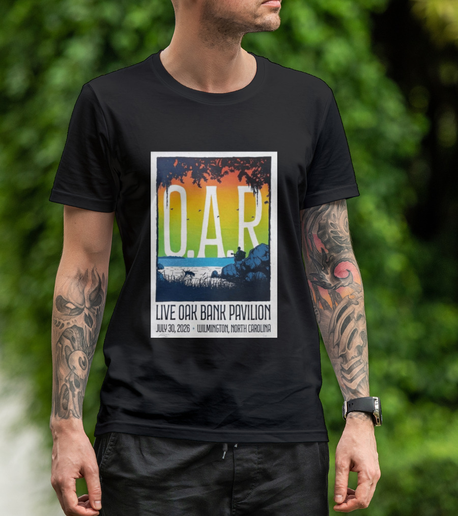 O.A.R. Live Oak Bank Pavilion July 30 2026 Wilmington North Carolina T-Shirt