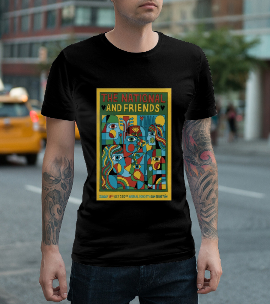 The National And Friends San Sebastián Concert October 18 Kursaal Donostia T-Shirt