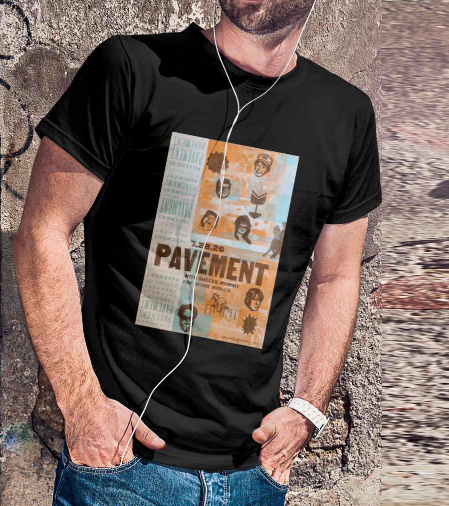 Pavement With Soccer Mommy Ryman Auditorium Nashville July 28 2026 T-Shirt
