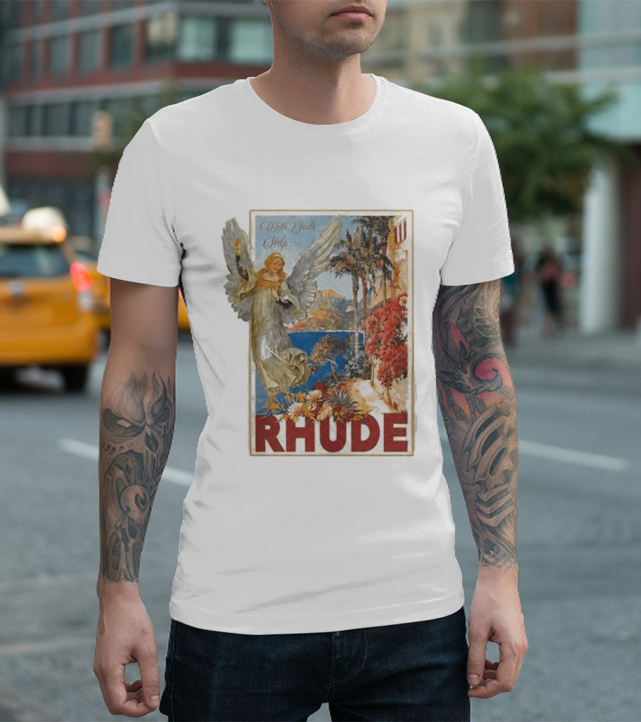 2 Chainz Rhude With Gods Help Angel Scenic Landscape T-Shirt