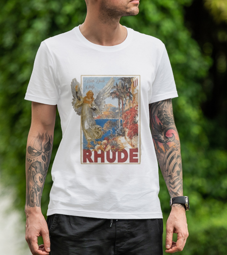 2 Chainz Rhude With Gods Help Angel Scenic Landscape T-Shirt