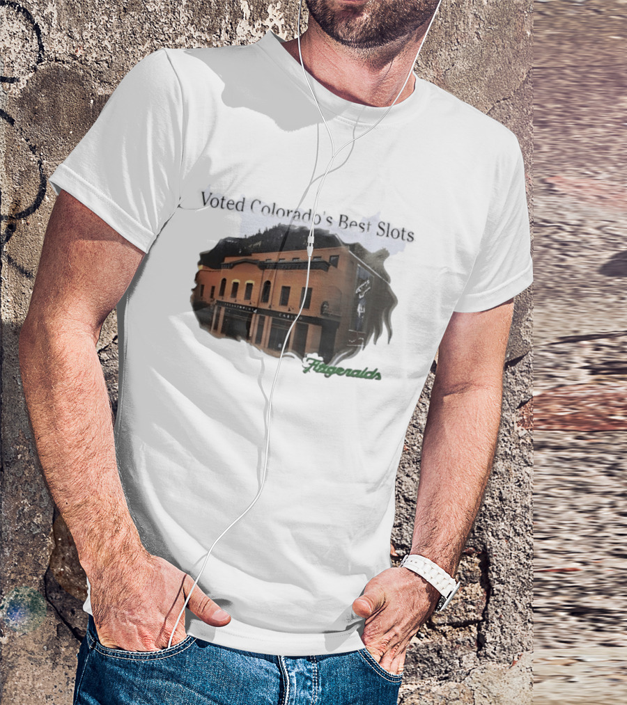 Voted Colorado's Best Slots Fitzgeralds Casino Black Hawk T-Shirt