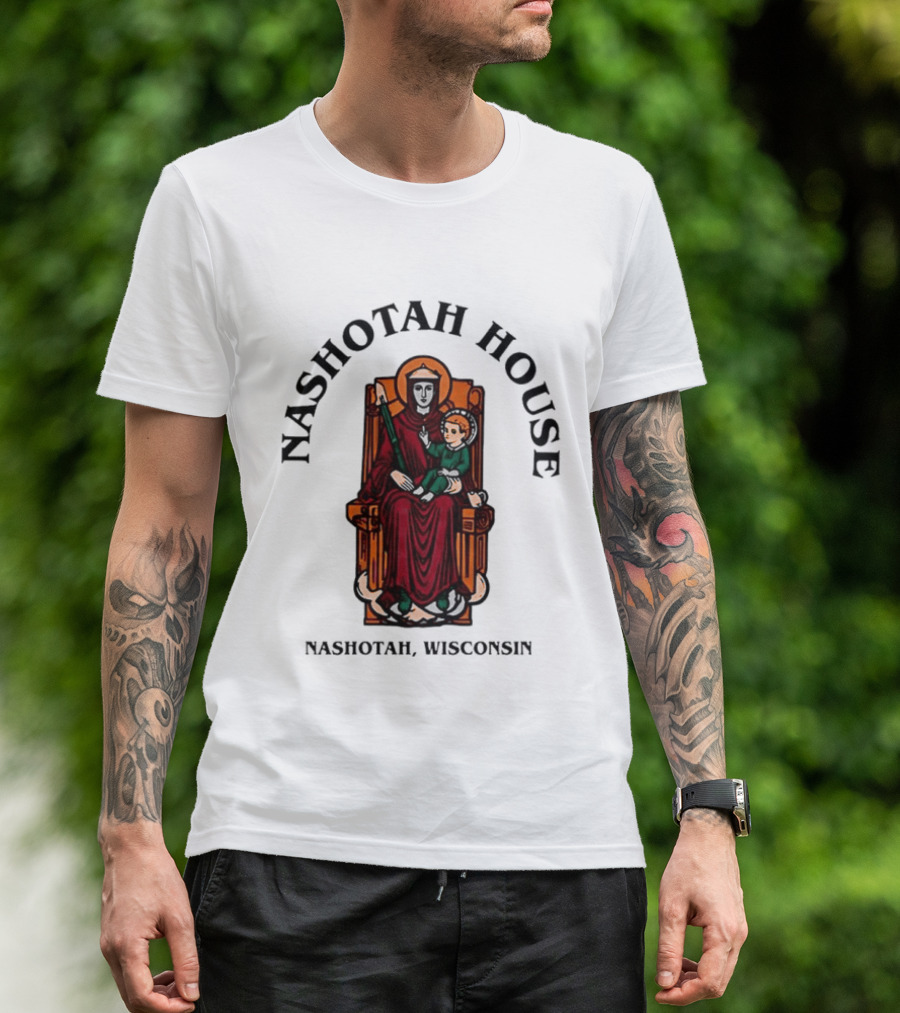 Nashotah House Virgin Mary And Child Jesus Icon Nashotah Wisconsin T-Shirt