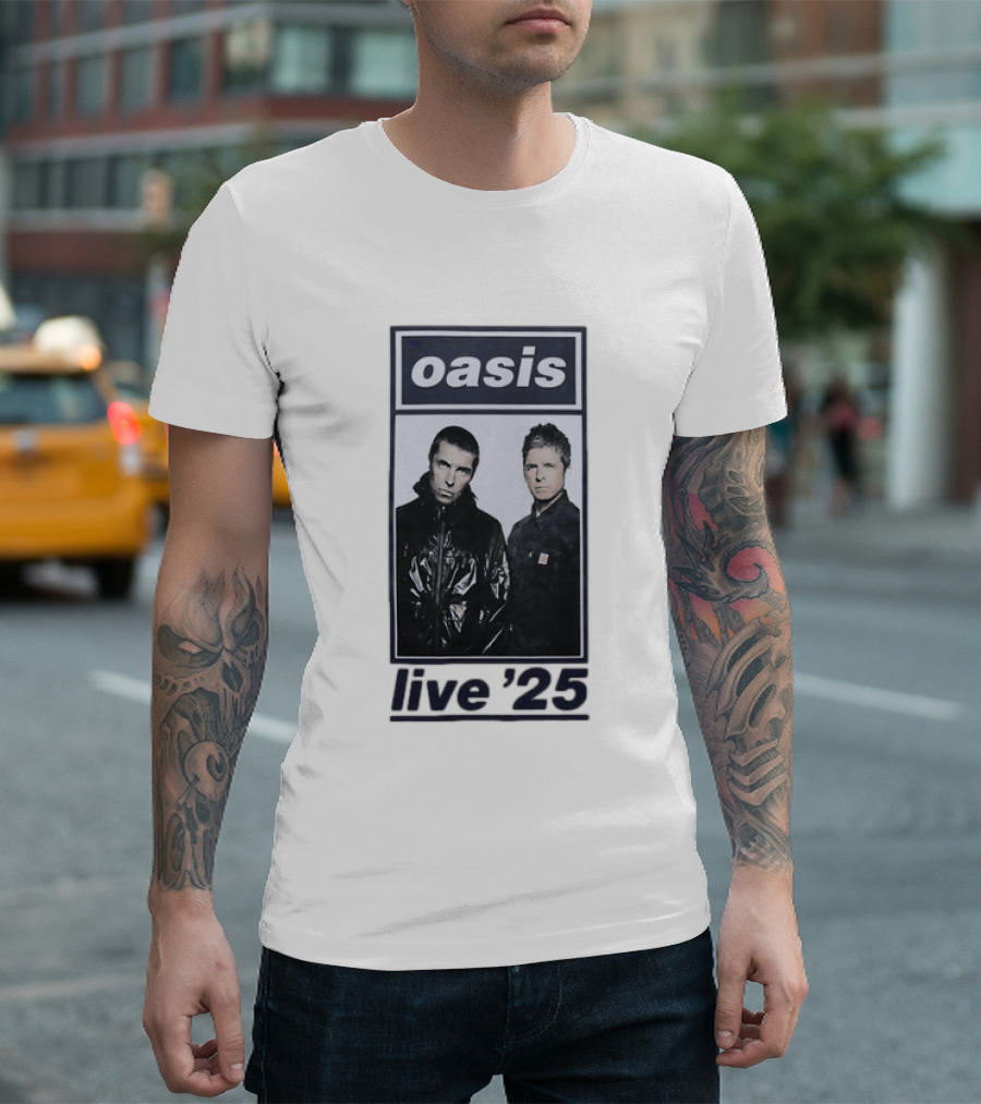 Oasis Live 2025 Liam Gallagher Band Tour T-Shirt