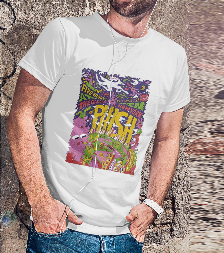 Phish Five Nights At The Garden New York July 2023 Concert T-Shirt