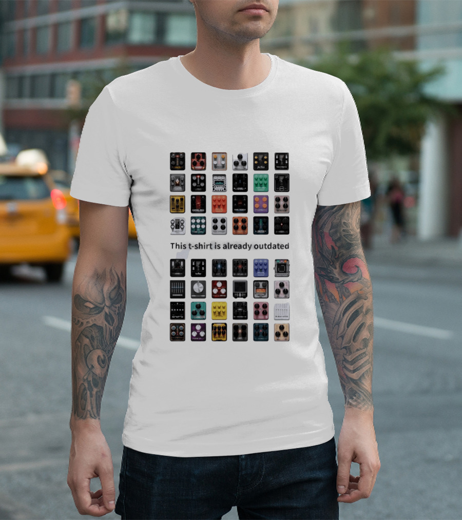 This Is Already Outdated Guitar Pedal Collection Effects T-Shirt