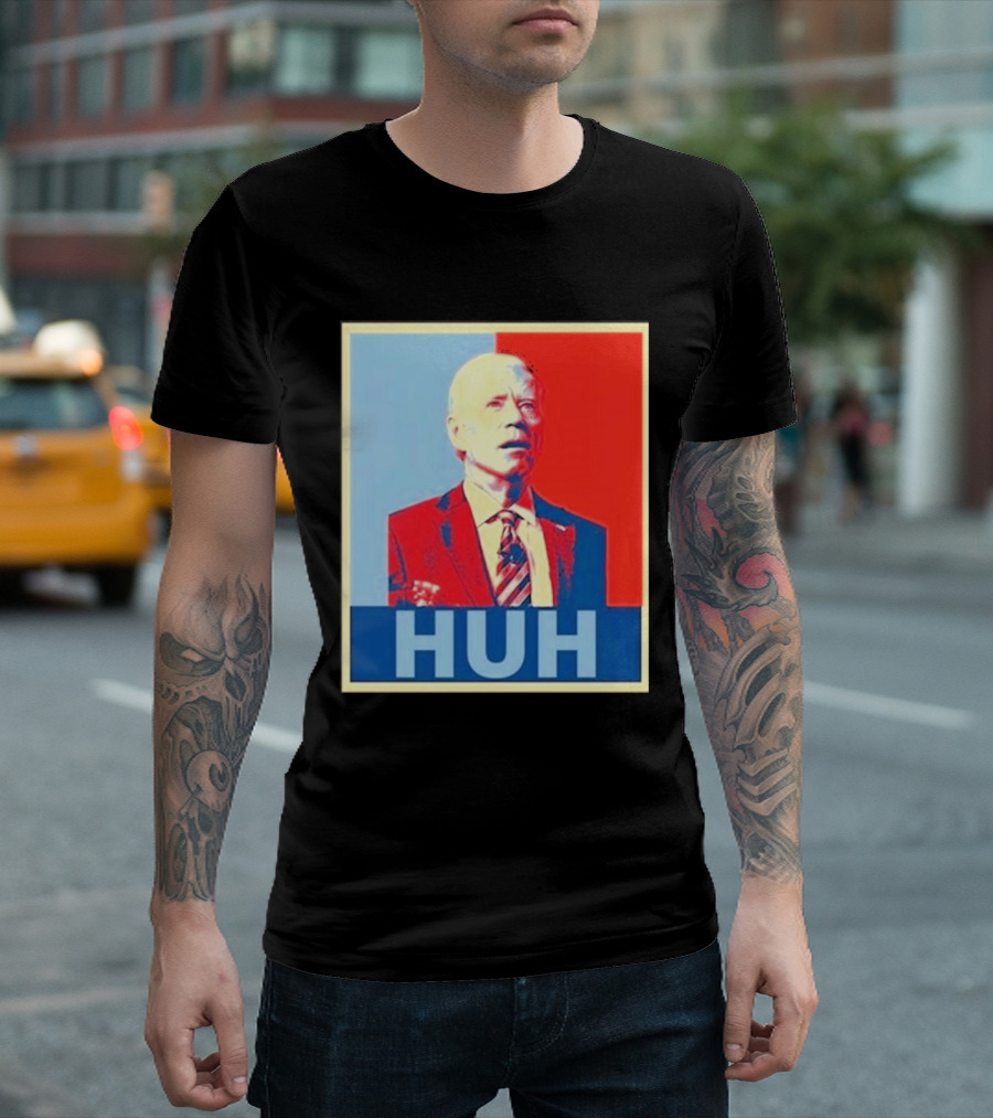 Huh Joe Biden Red Blue T-Shirt