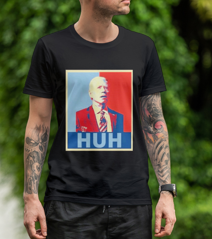 Huh Joe Biden Red Blue T-Shirt