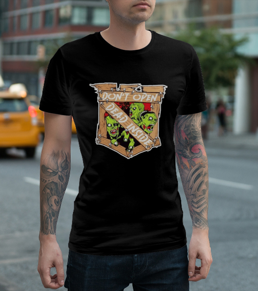 New York Rangers Halloween Don't Open Dead Inside Zombie T-Shirt