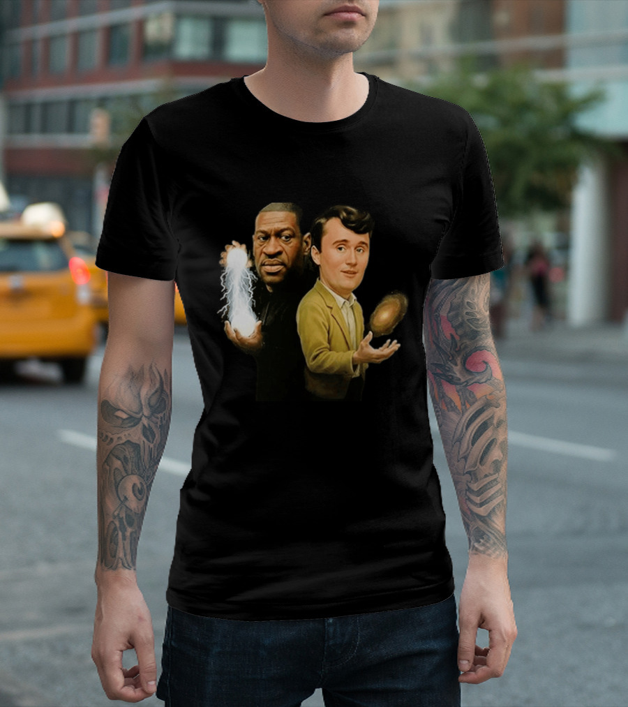 George Floyd And Charlie Kirk Wizard T-Shirt