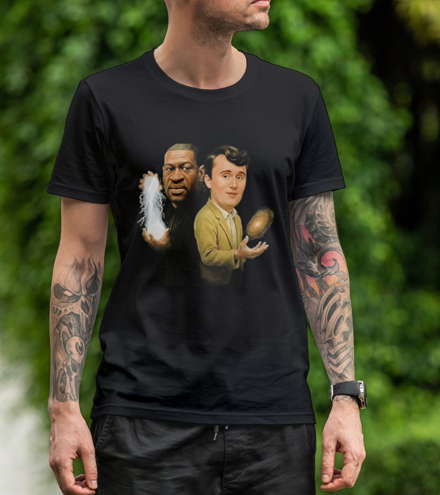 George Floyd And Charlie Kirk Wizard T-Shirt