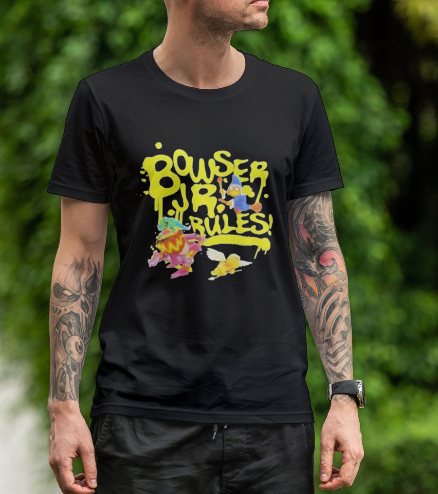 Bowser Jr Rules With Colorful Characters And Fun Styles T-Shirt