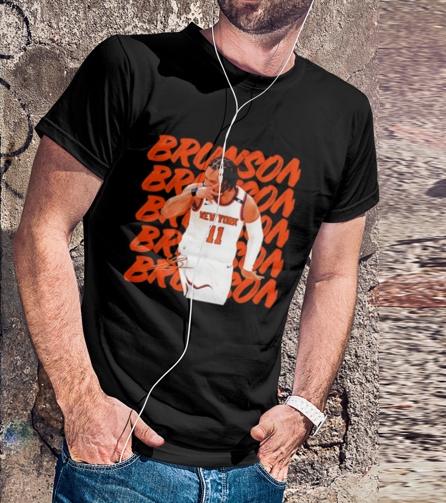 Brunson 11 New York Knicks Basketball Player T-Shirt