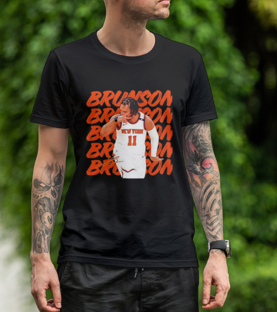 Brunson 11 New York Knicks Basketball Player T-Shirt