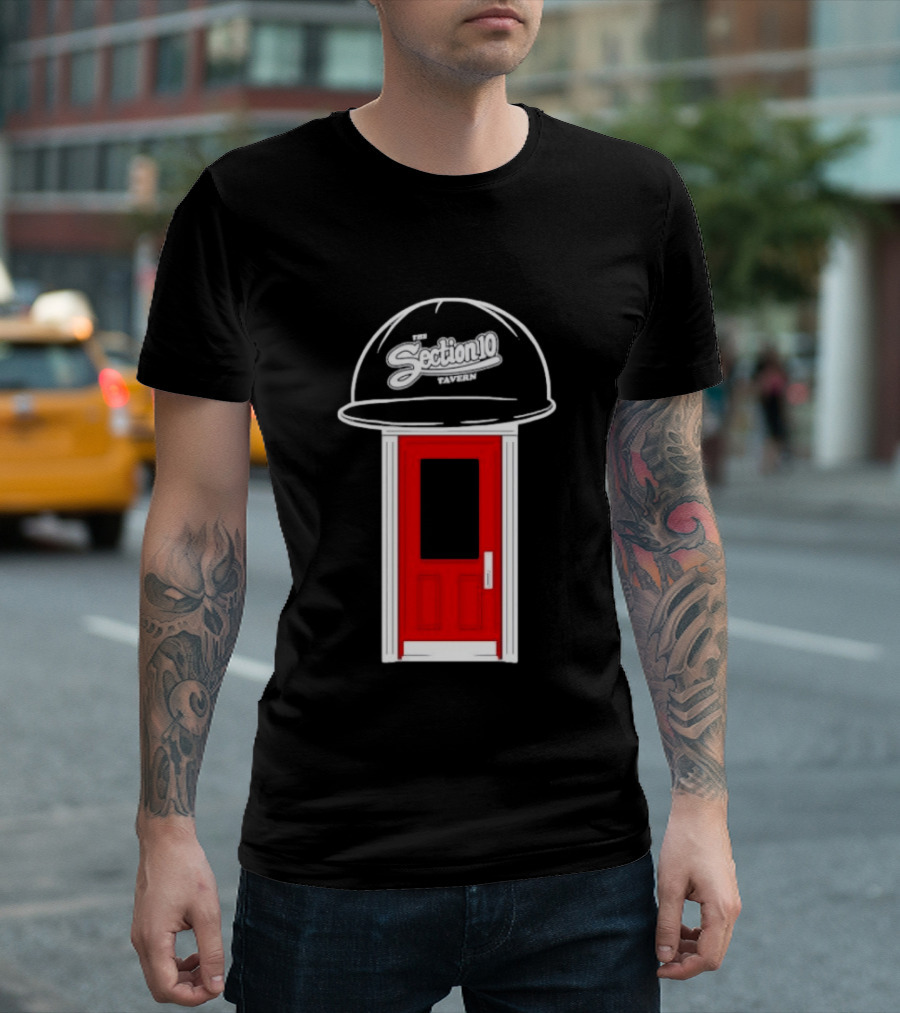 The Section 10 Tavern Red Door Boston Red Sox Fenway Park Baseball T-Shirt