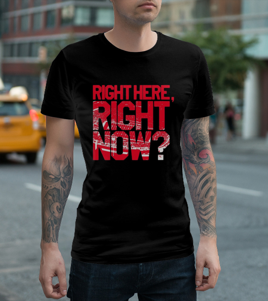 Buffalo Bills Right Here Right Now Where Else Would You Rather Be T-Shirt