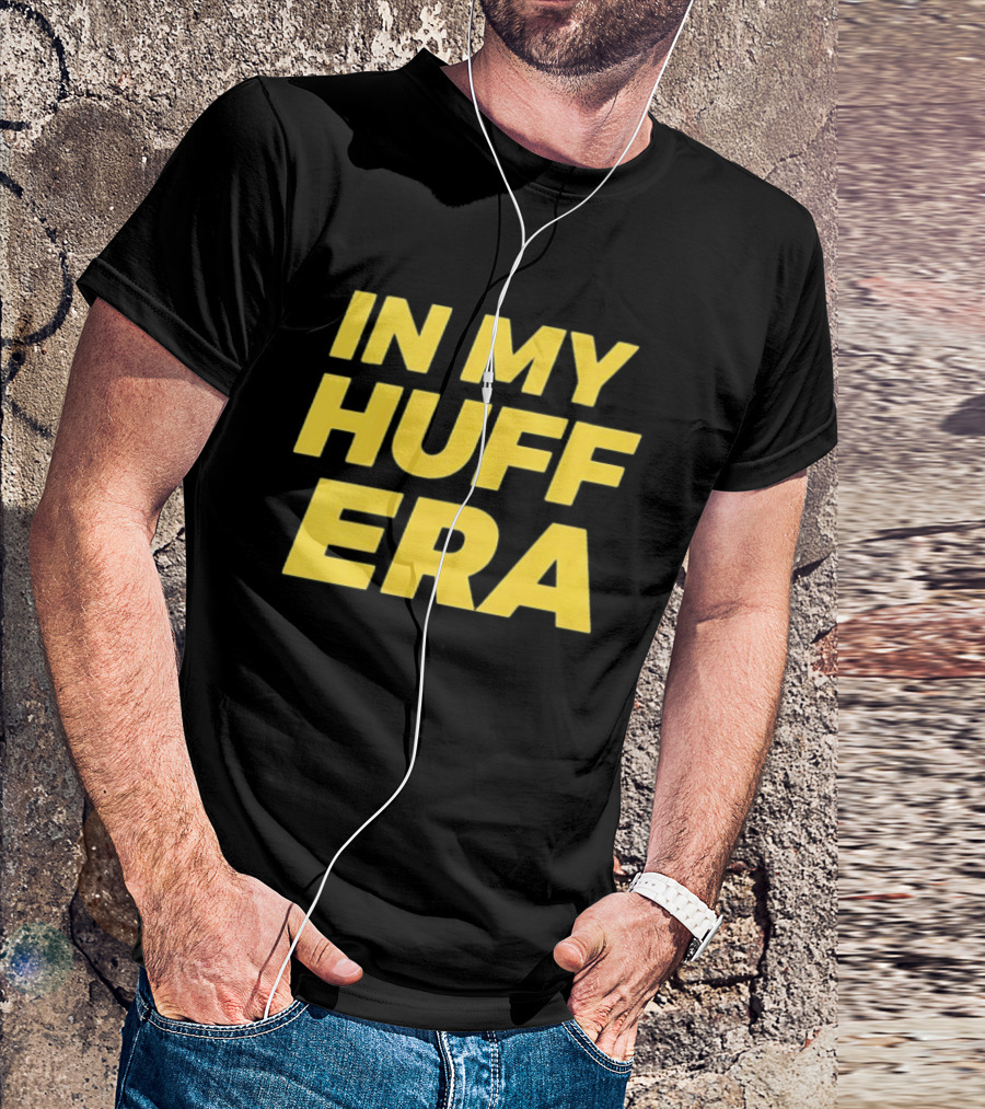In My Huff Era Trendy Bold Yellow Text Fashion T-Shirt