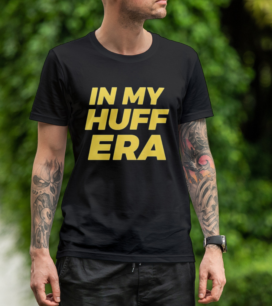In My Huff Era Trendy Bold Yellow Text Fashion T-Shirt