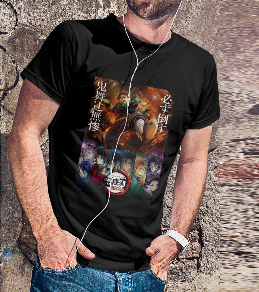 Infinity Castle Arc Kimetsu No Yaiba Demon Slayer Film Trilogy Characters T-Shirt