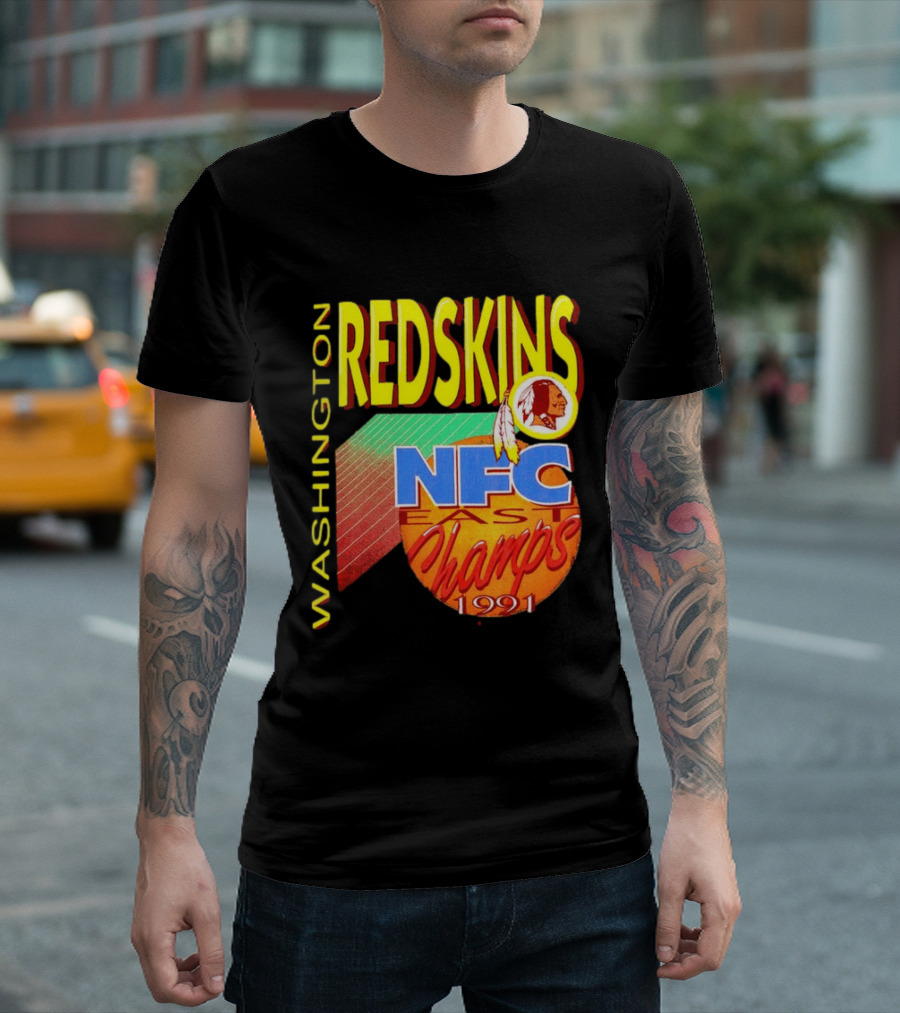 Washington Redskins NFC East Champs 1991 T-Shirt