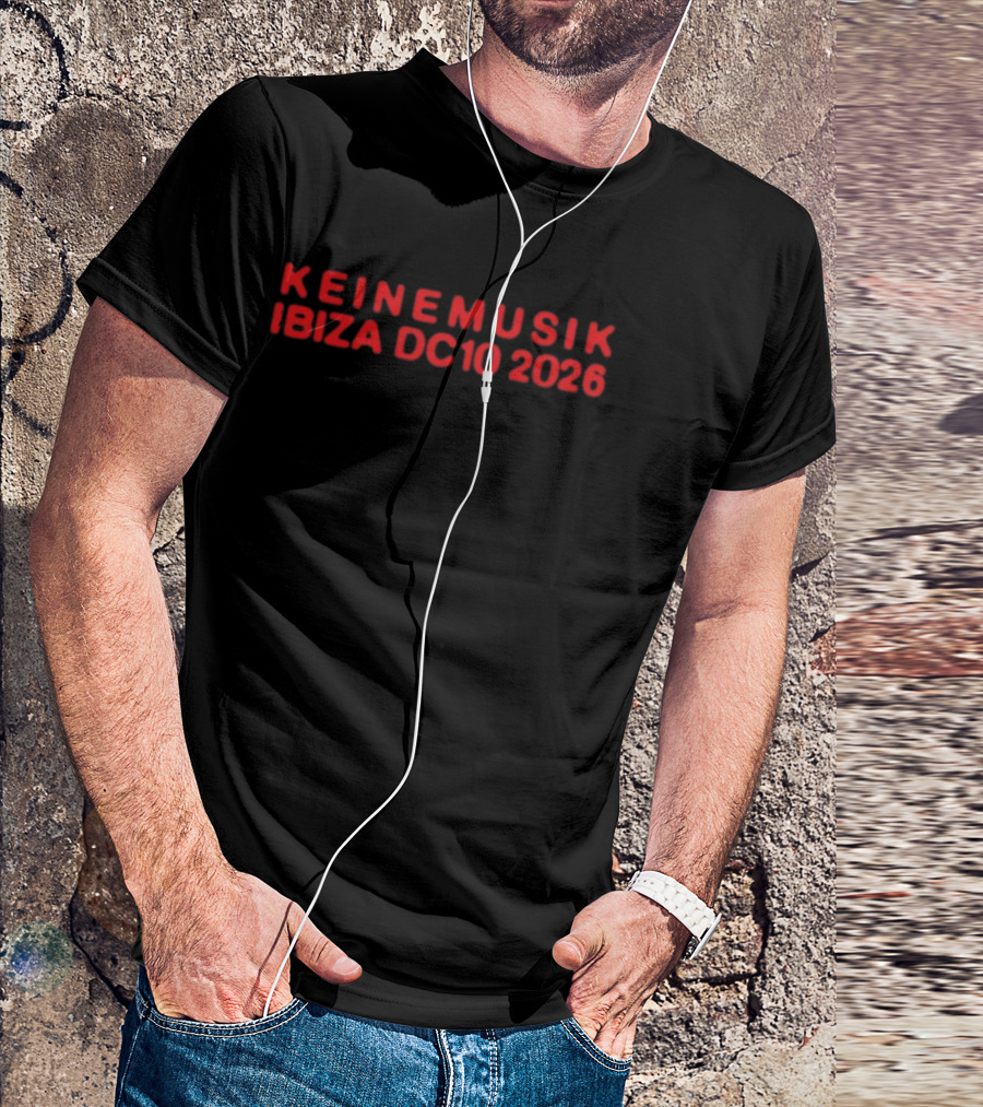 Keinemusik Ibiza DC10 2026 Black T-Shirt