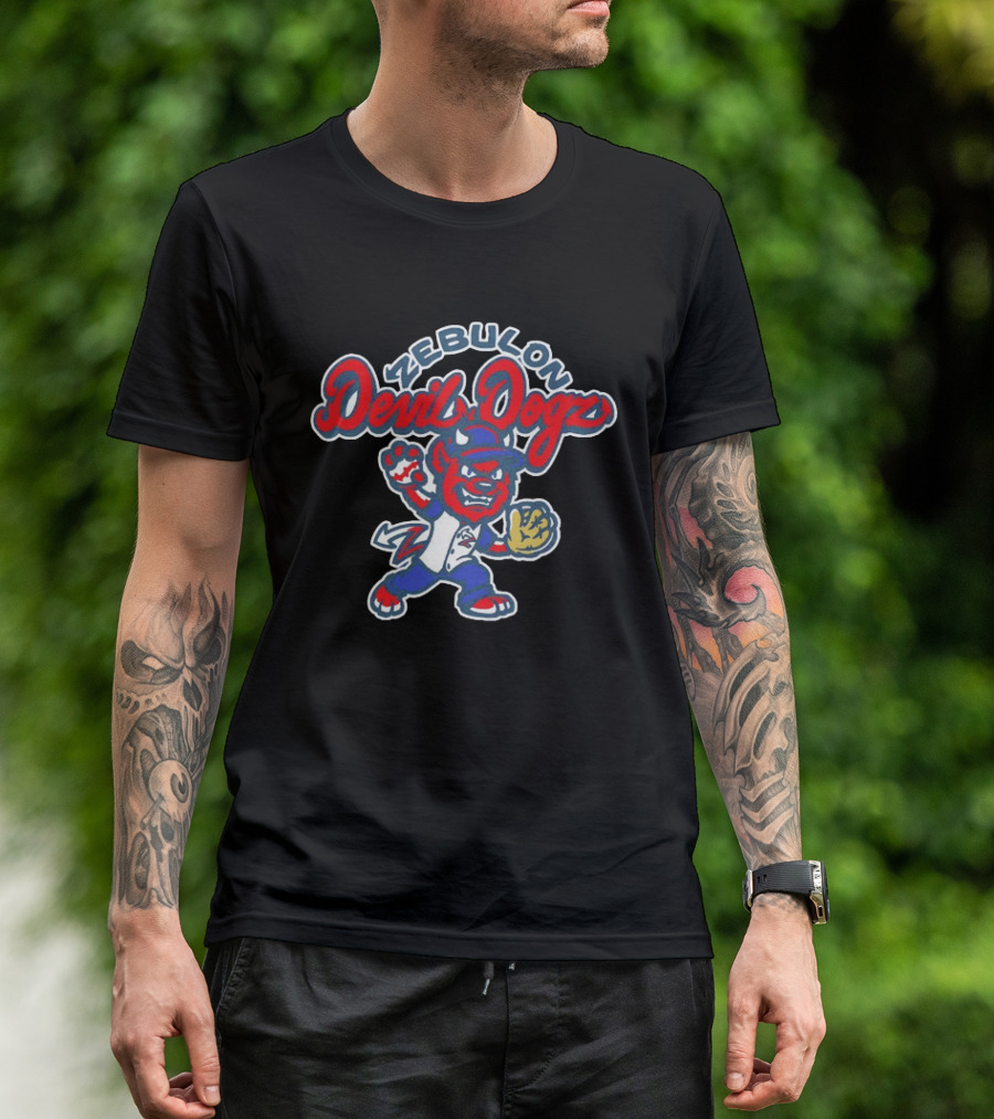 Zebulon Devil Dogz 2026 Baseball Team T-Shirt