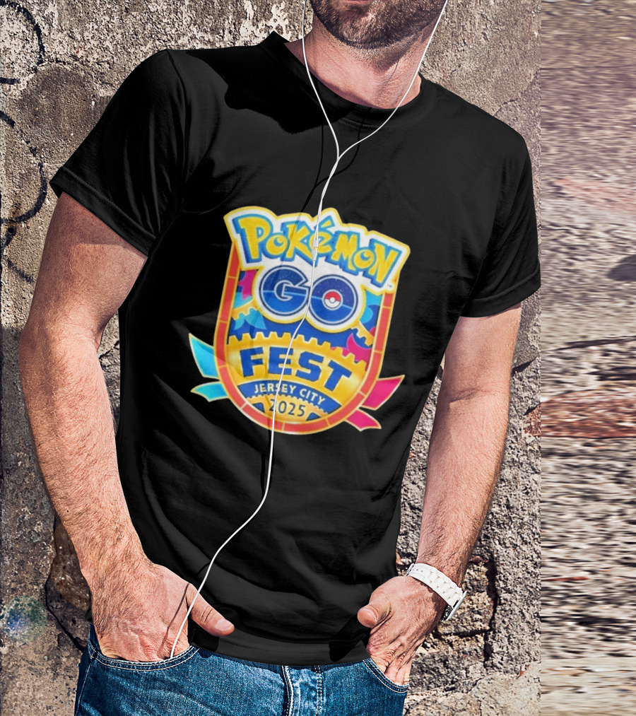 Pokémon Go Fest 2025 Jersey City Event T-Shirt
