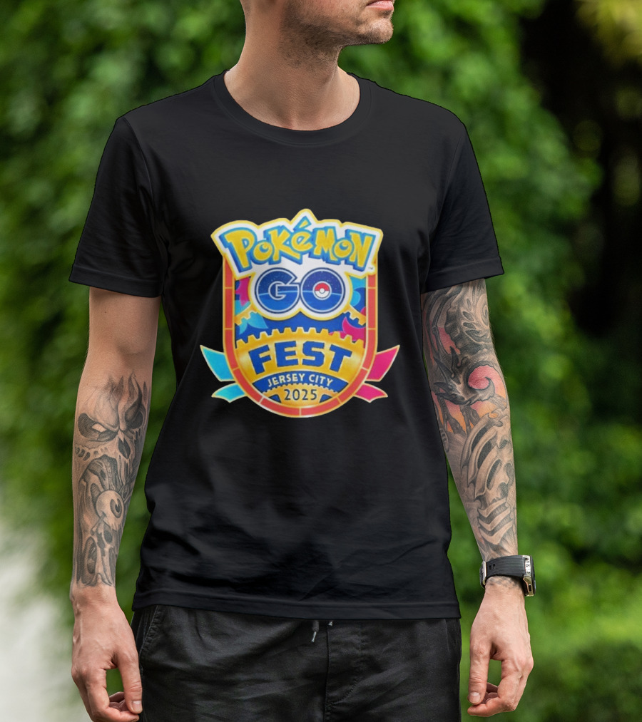 Pokémon Go Fest 2025 Jersey City Event T-Shirt